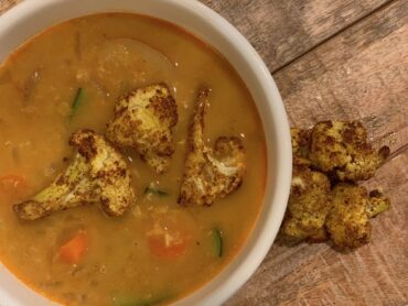 Healthy Curried Cauliflower Soup