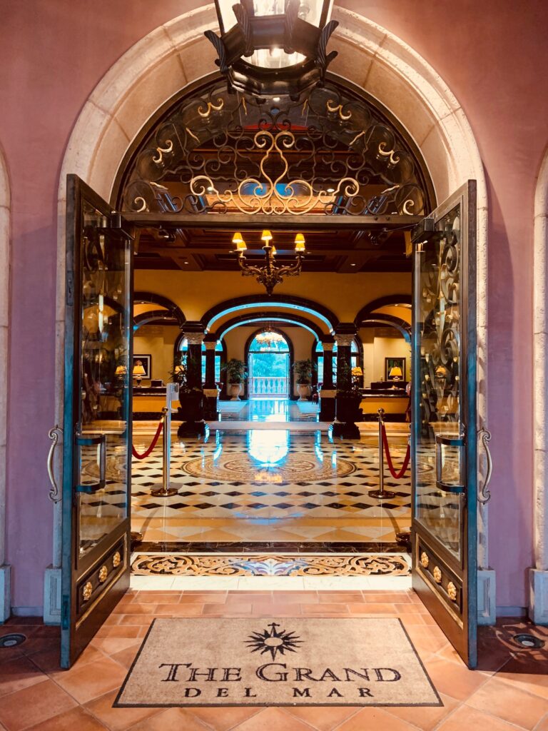 entrance to the fairmont grand del mar