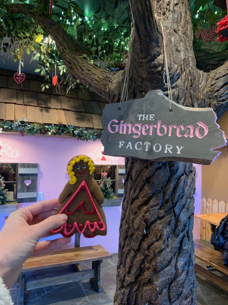 gingerbread cookie at the gingerbread factory